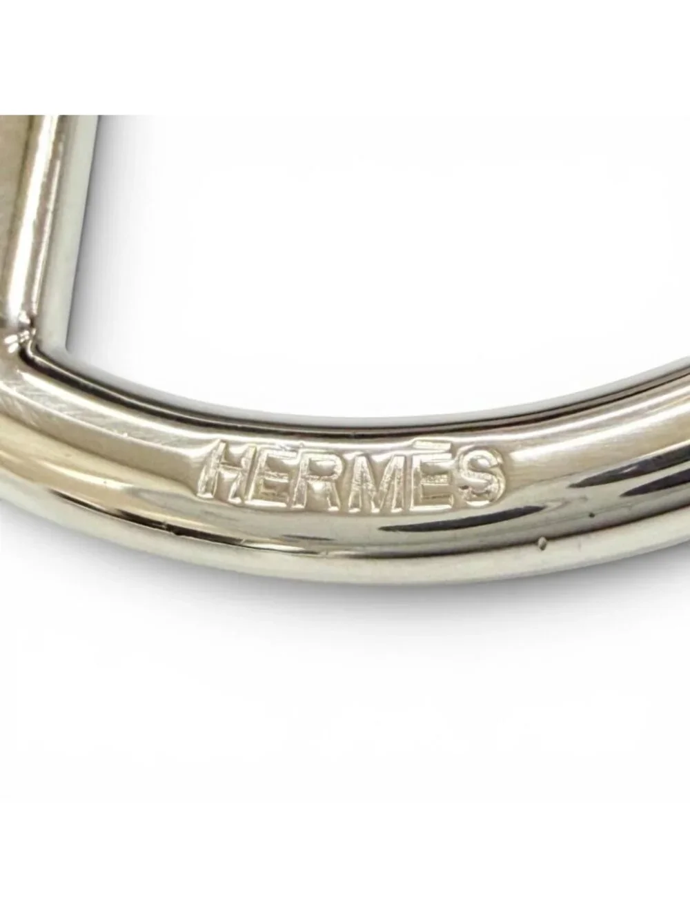 Hermes Sash Belt Silver Motif String 3 Colors Black White Brown Recommended